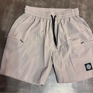 Stone Island Tan Athletic Shorts